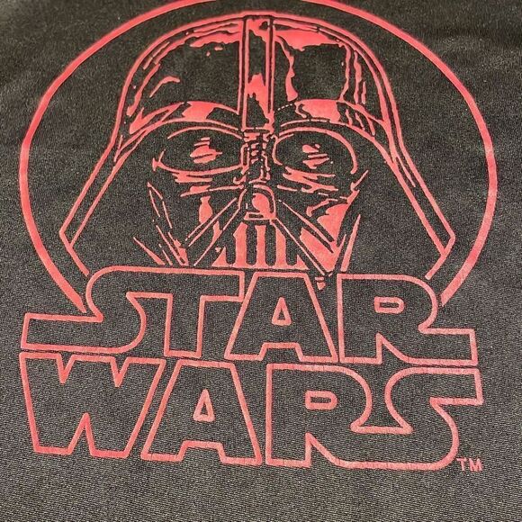 EUC! Black Star Wars Darth Vader Dry Fit Short Sleeve Tee -Size Small - Picture 2 of 4